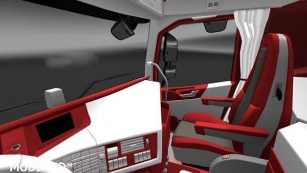 Volvo FH 2012 Red White Interior