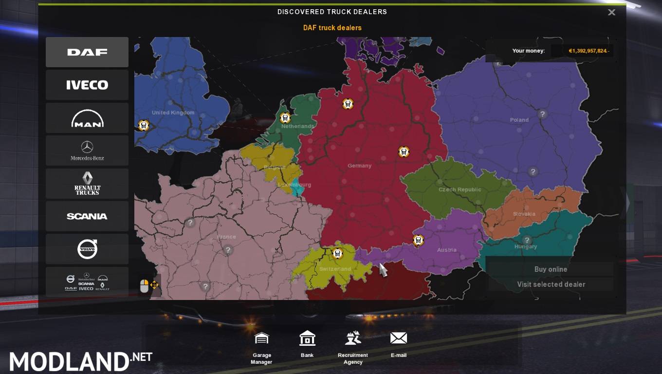 Euro Truck Simulator 2 Map Mods