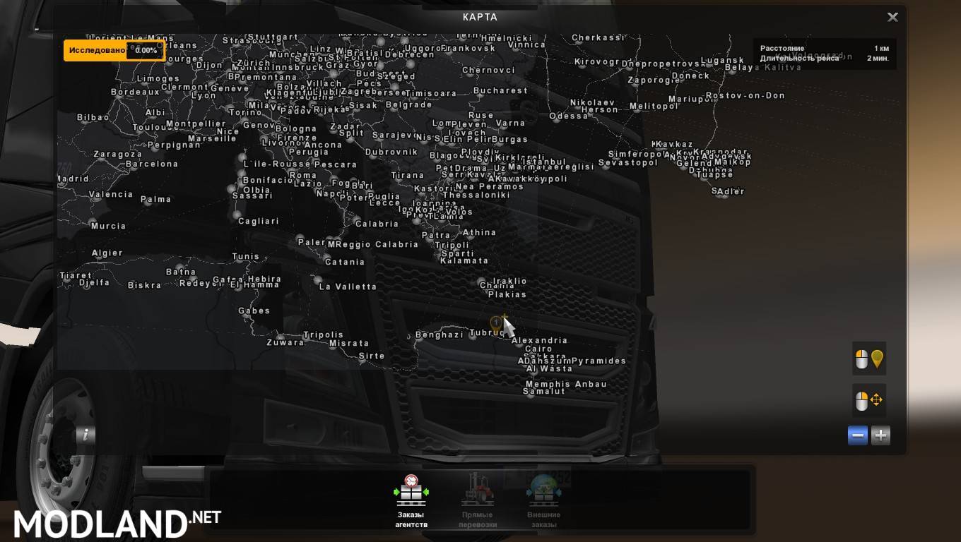 map mods for euro truck simulator 2