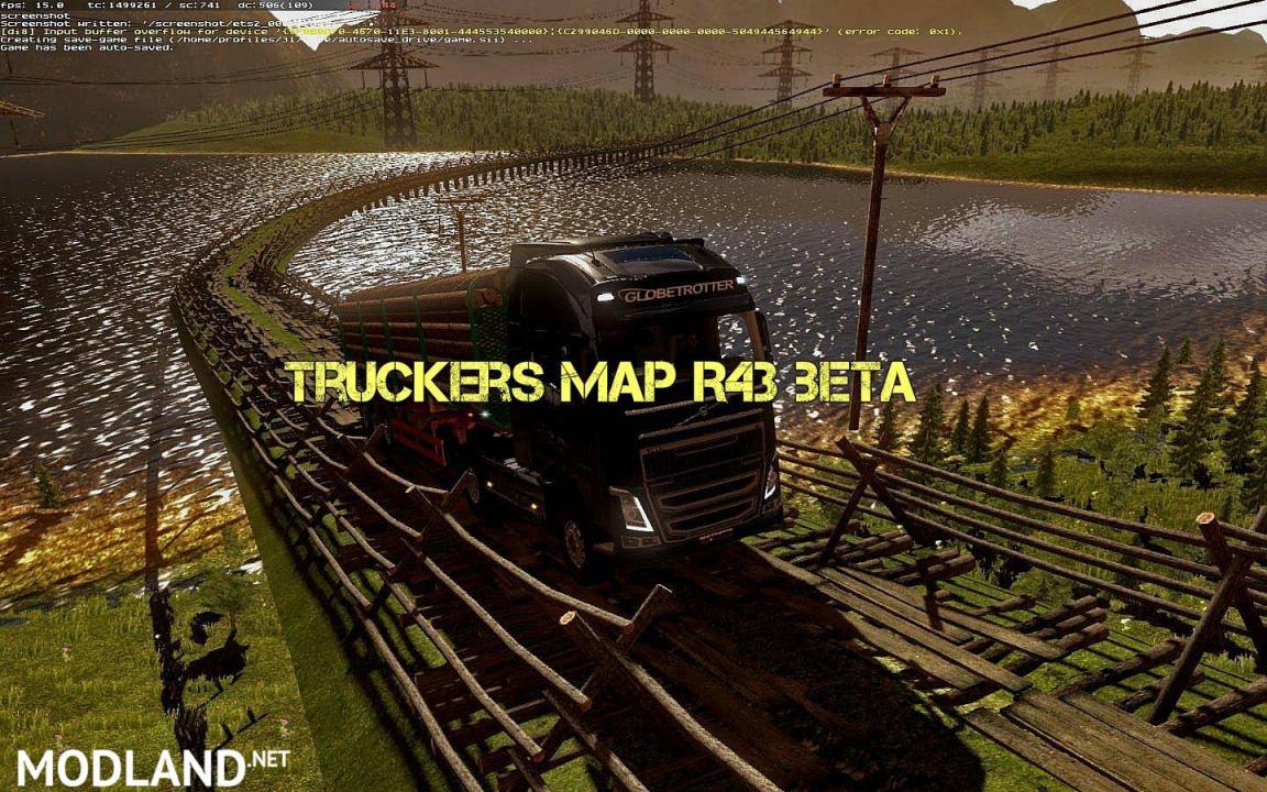 Truckers Map R43 BETA
