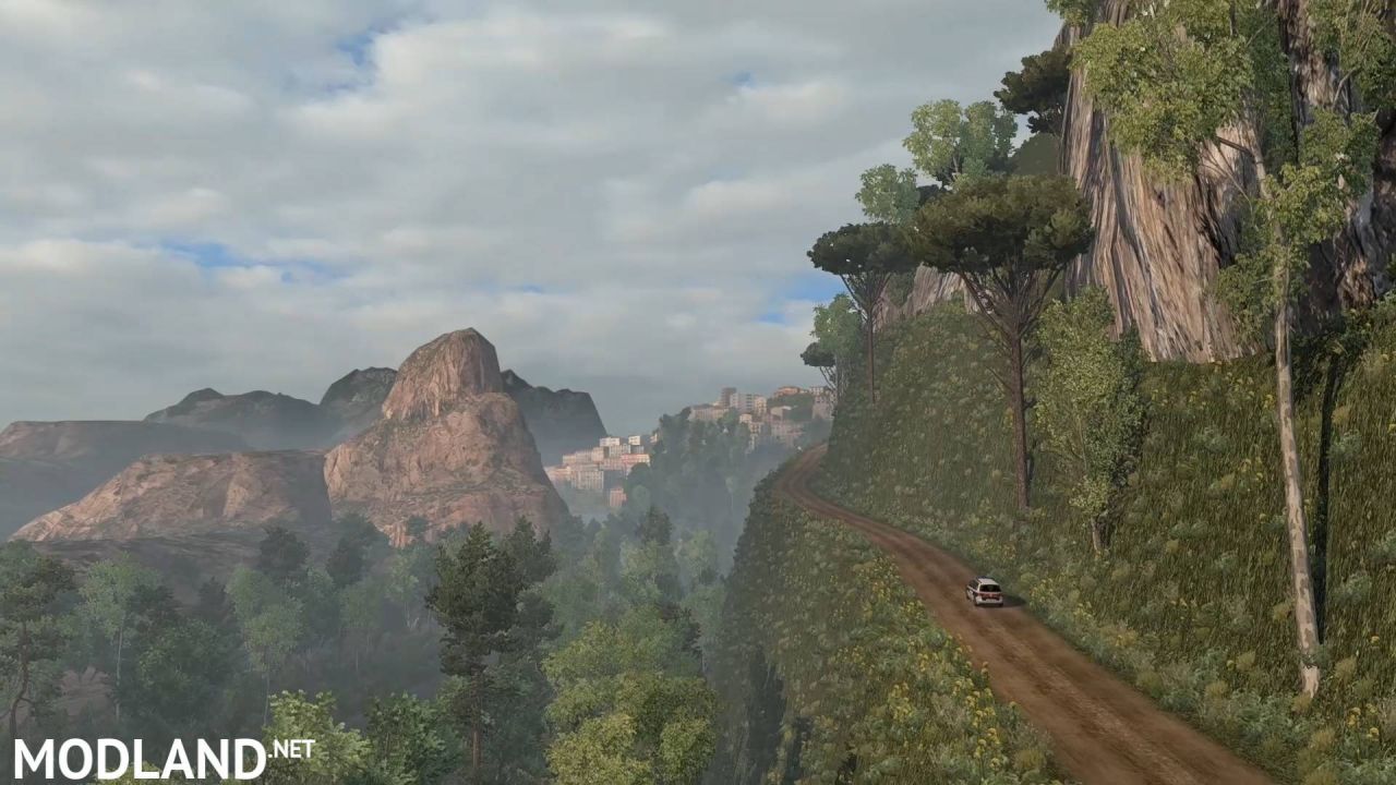 New Dangerous Roads Map Mod For ETS2 1.37