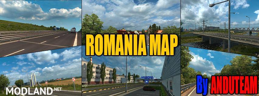 Romania Map by AnduTeam