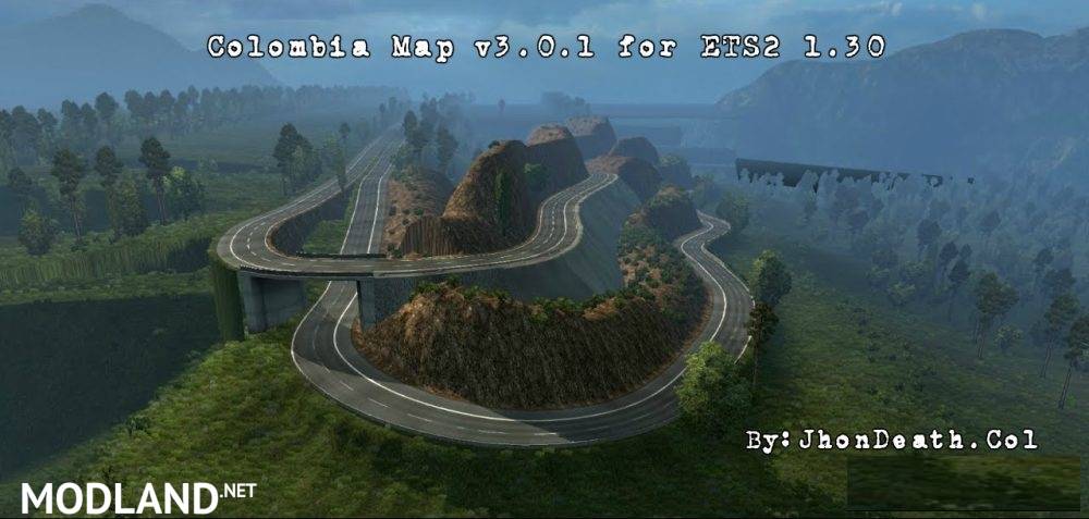 Colombia Map v 3.0.1 (ETS2 1.30.x)