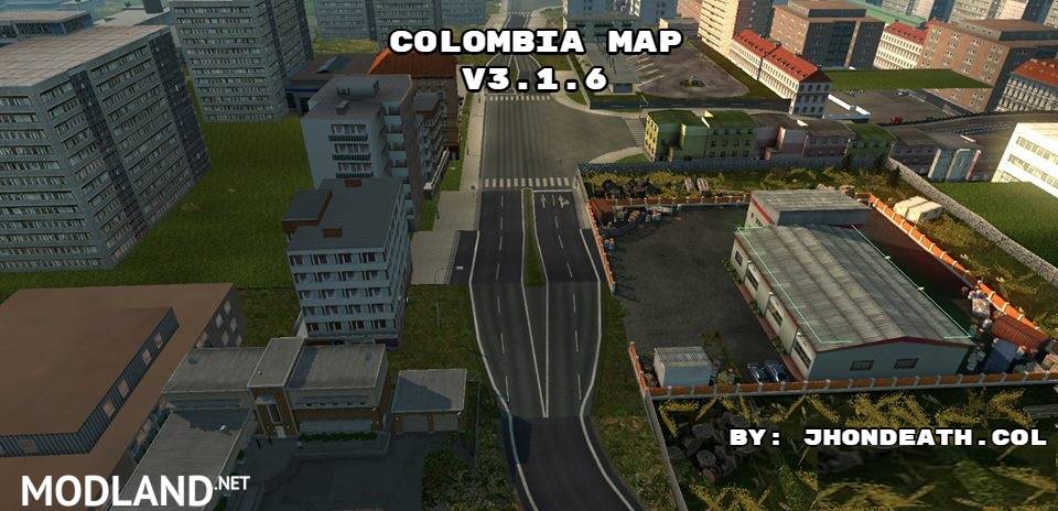 Colombia Map v 3.1.6 (ETS2 1.30.x)