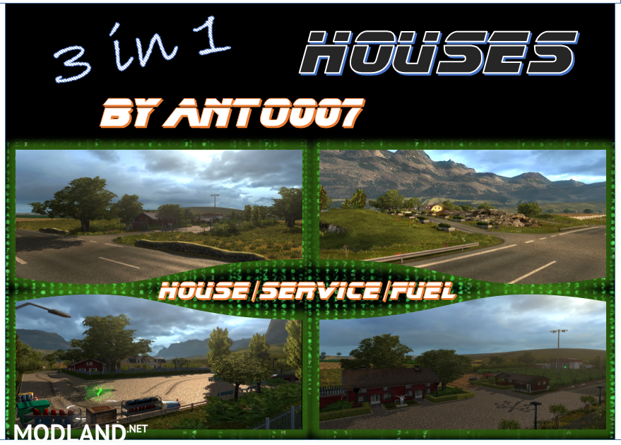 3 in 1 Houses by anto007