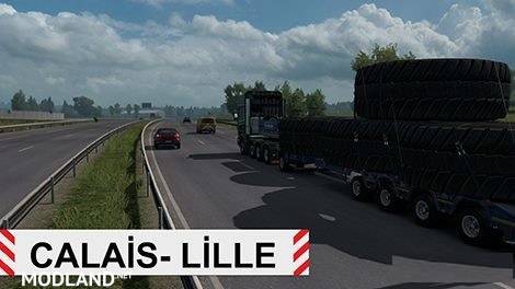 New Route for Special Transport Dlc Calais-Lille
