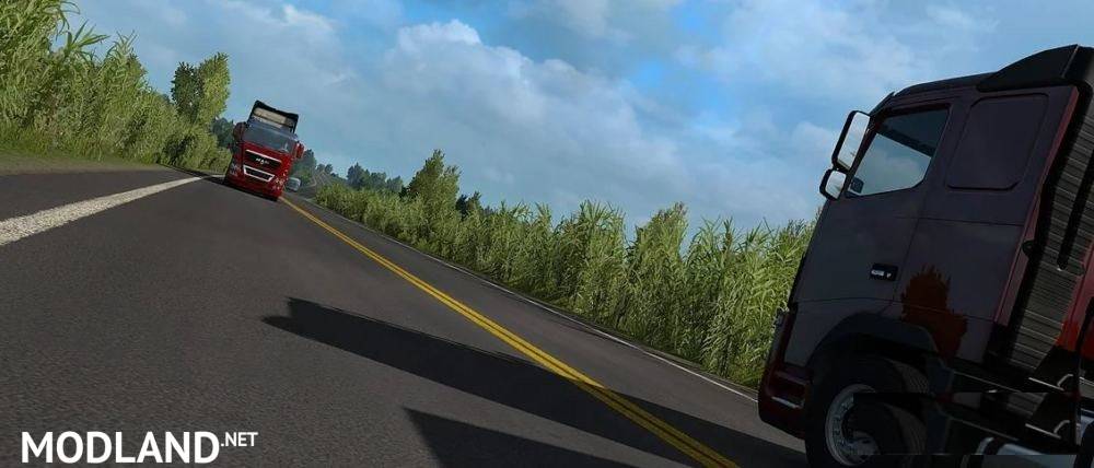 Roads Map Brazil