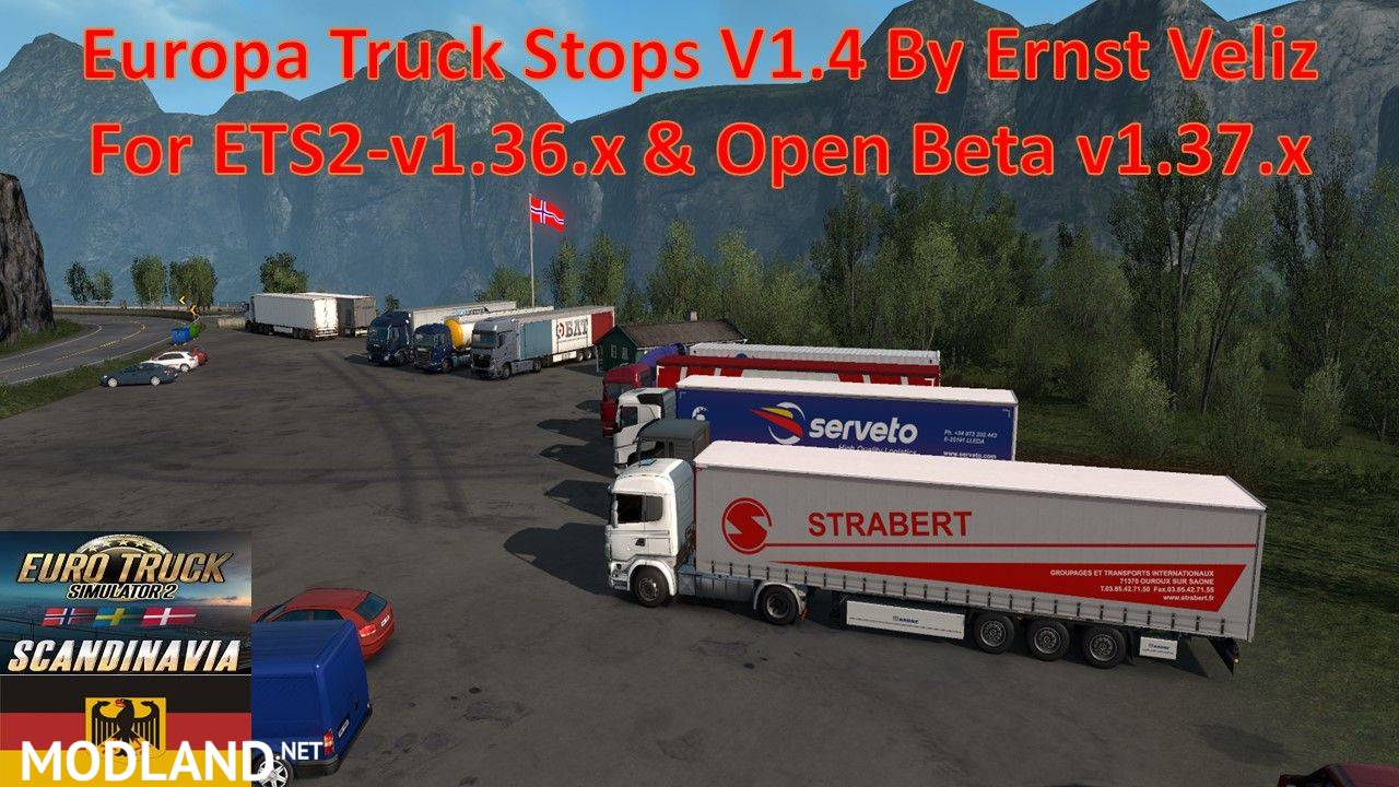 Europa Truck Stop V1.40 (1.36 / 1.37)