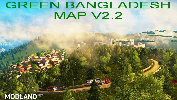 Green Bangladesh Map v2.2 1.36.x