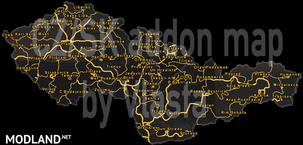 CZ/SK addon Map by Vlasta
