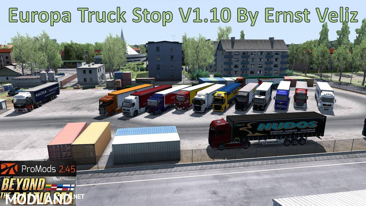 Europa Truck Stop V 1.10  (1.36.x & 1.37.x)