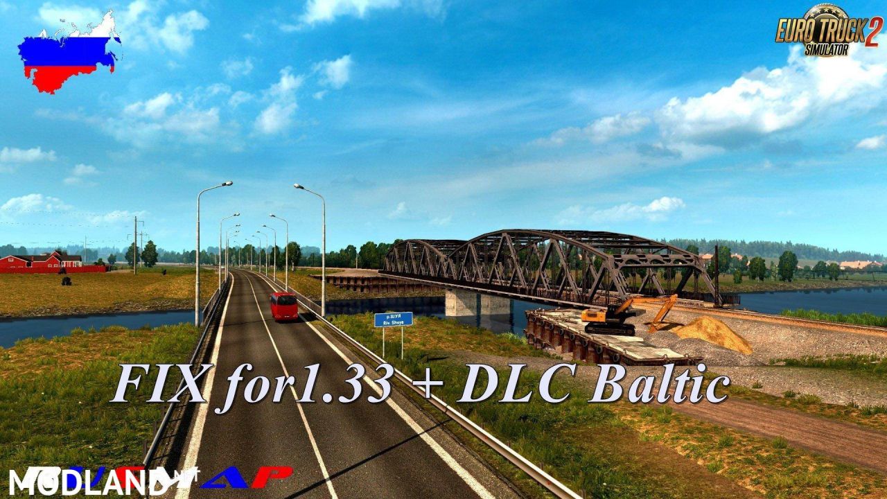 Fixed RusMap v1.8.1 for Baltic DLC 1.33.x