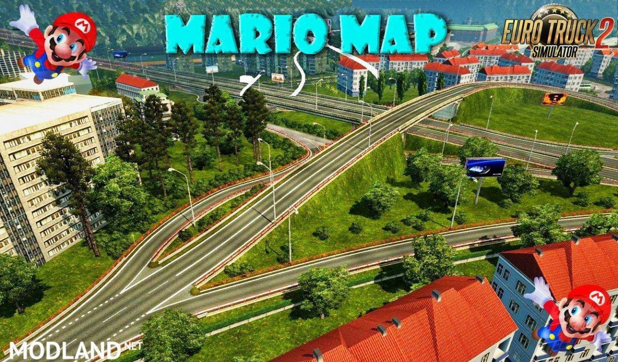 Mario Map 12.8 compatible with DLC Baltic  (1.33)