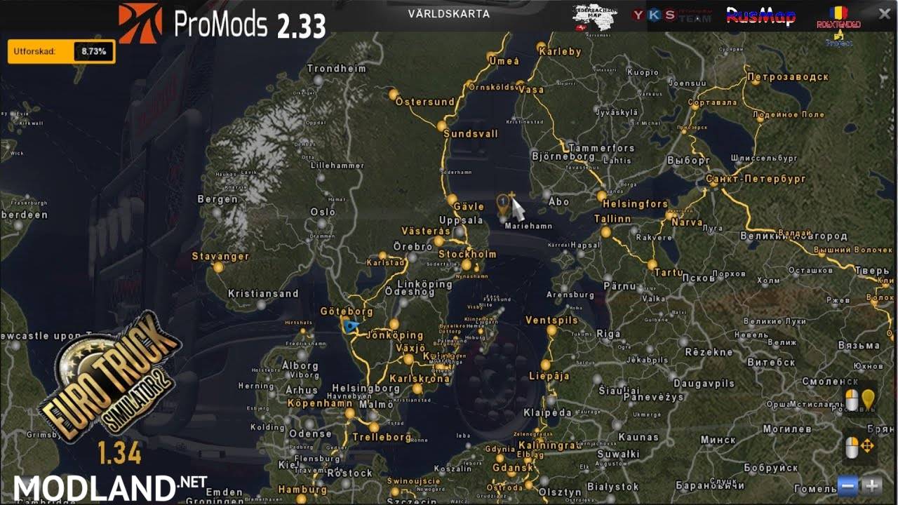Promods Big Map Setup with Background