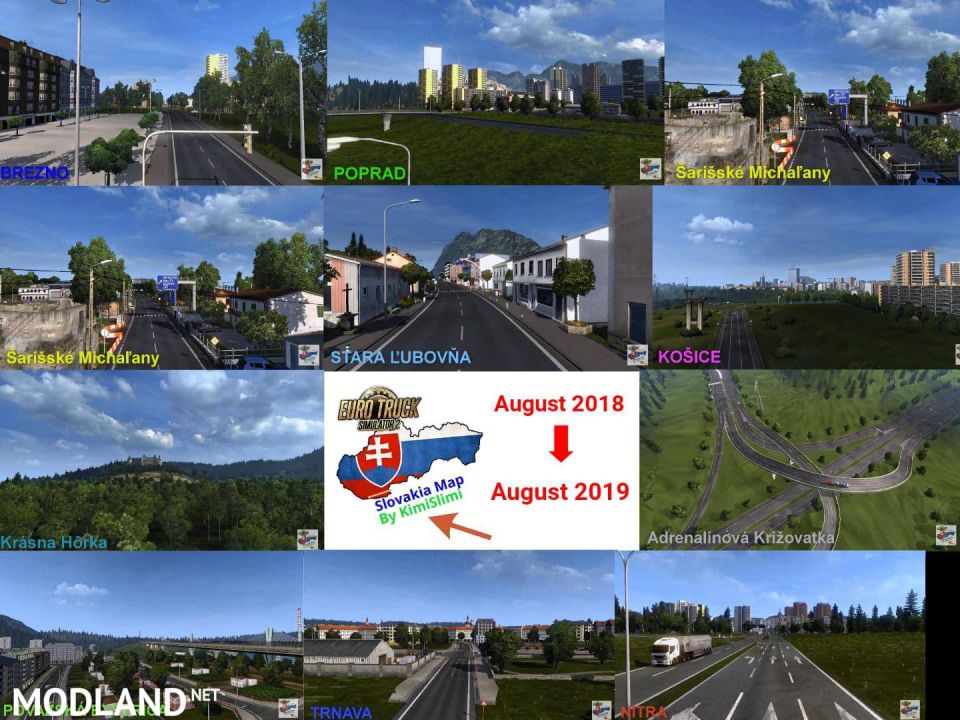 New Slovakia Map by KimiSlimi v19 1.35.x