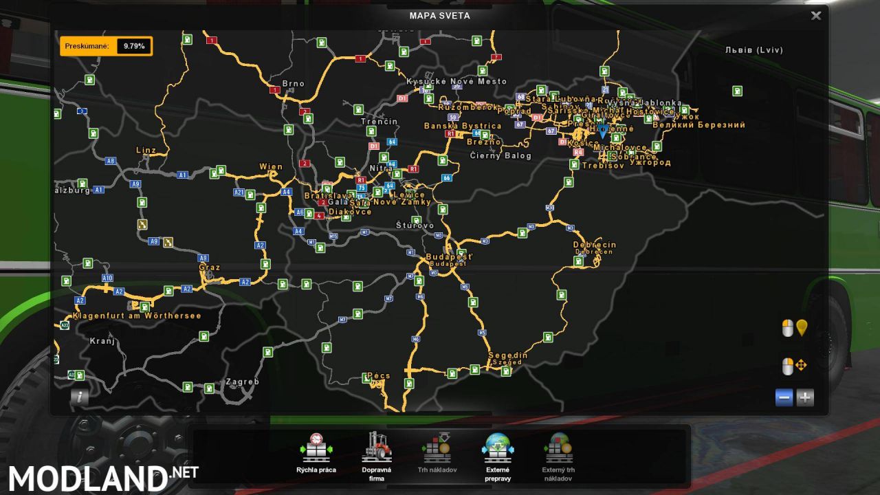 New Slovakia Map by KimiSlimi V20 â€“ DEMO 1.35.x