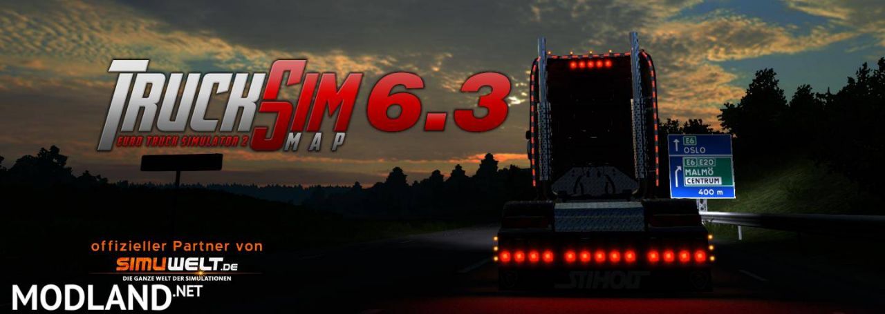 TruckSim Map 6.3.1 for Patch 1.24 Hotfix