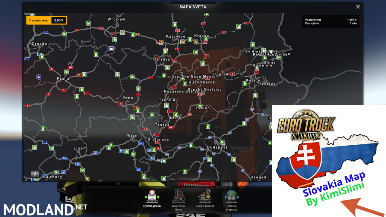New Slovakia Map by KimiSlimi