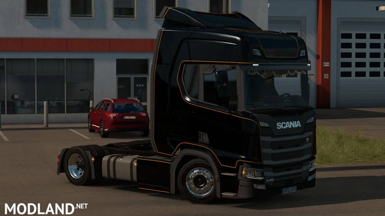 Low deck chassis addon for Scania S&R Nextgen