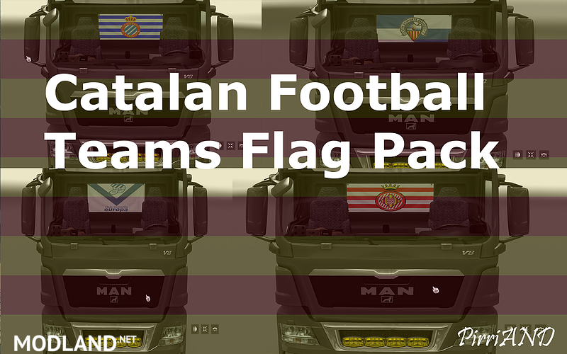 Catalan footbal teams Interior Flag Pack