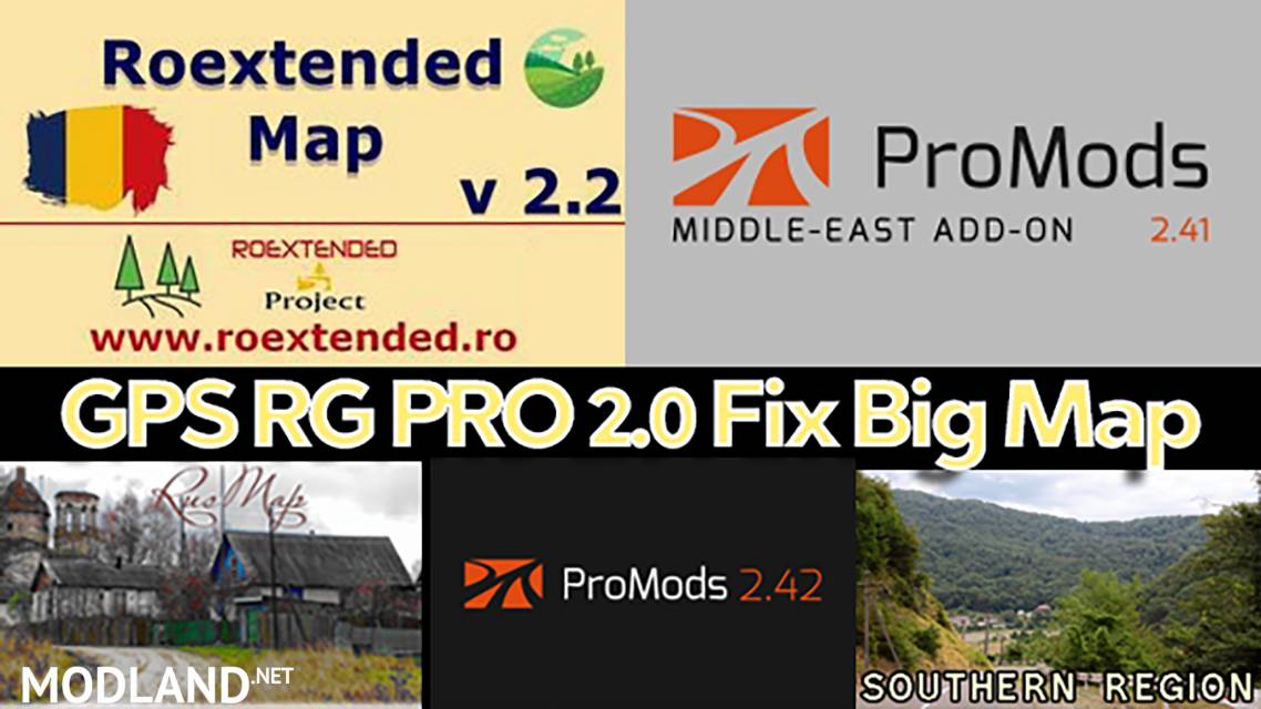 GPS RG PRO 2.0 Fix Big Map