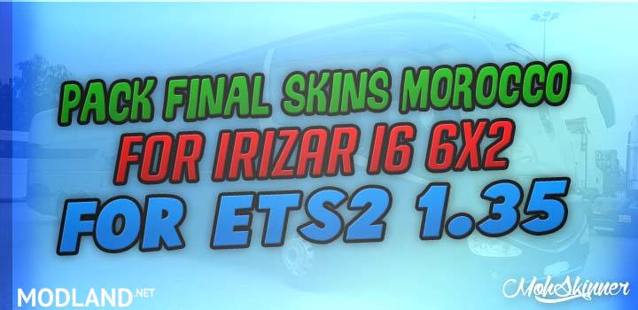 Pack Morocco Skins 2.8 Irizar i6 - ETS2 1.35