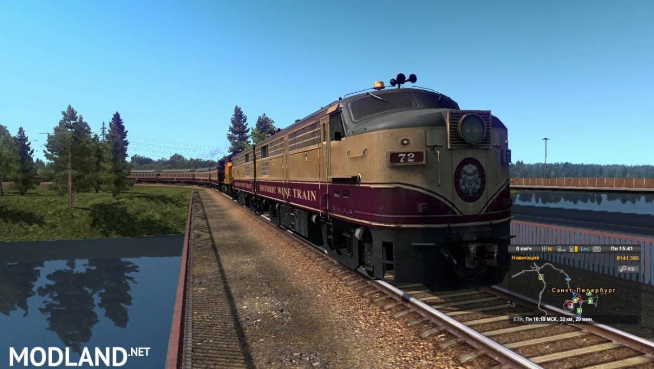 American Improved Trains in ETS2