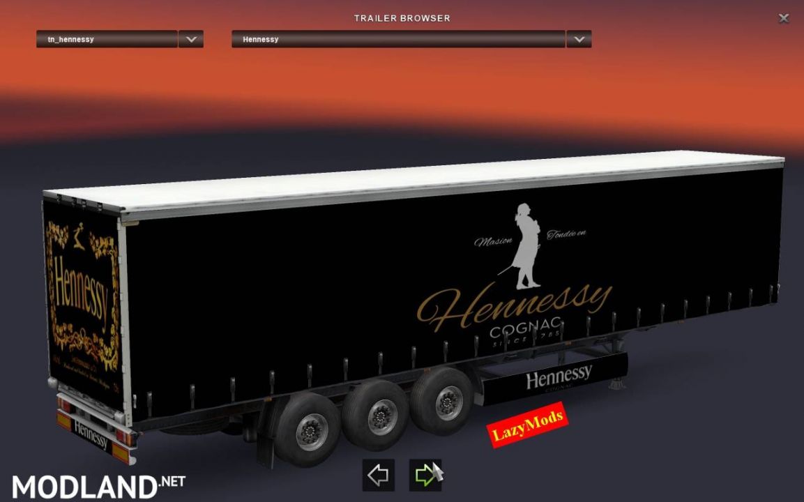 ETS2 12 Luxury Brands Trailers Pack [LazyMods] 
