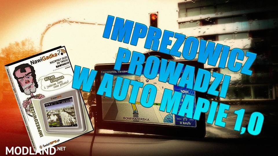 POLISH VOICE IMPREZOWICZ PROWADZI W AUTO MAPIE
