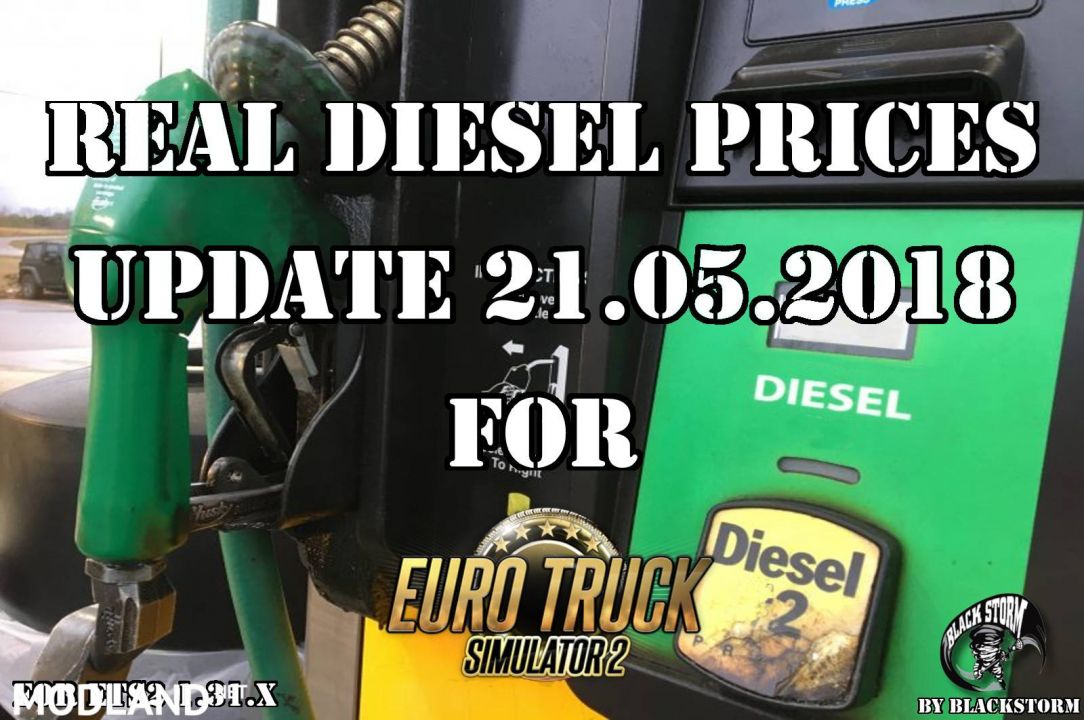 Real Diesel Prices for ETS2 v1.31.x map