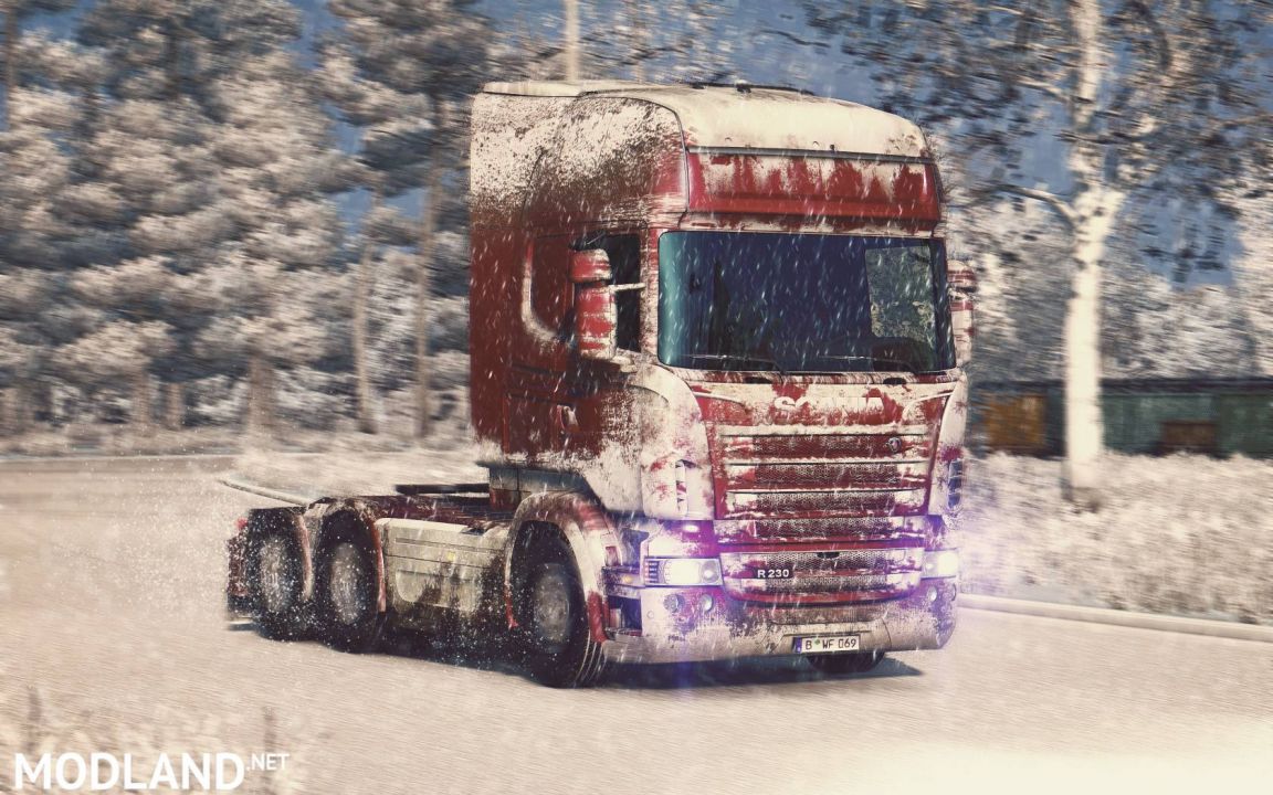 Snow Skin for Scania R-Streamline by RJL&SCS