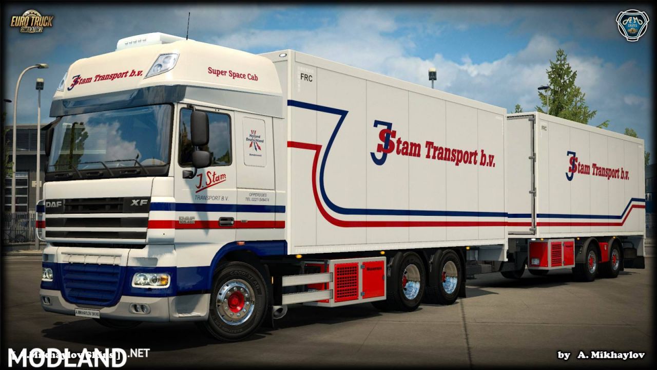 DAF XF 105 "J.Stam Transport b.v." BDF Combo Skin