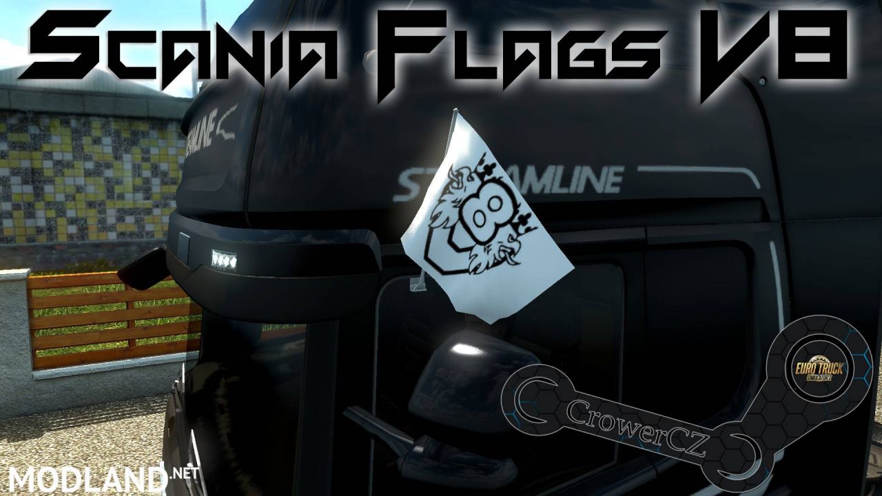 Original Scania V8 Flags