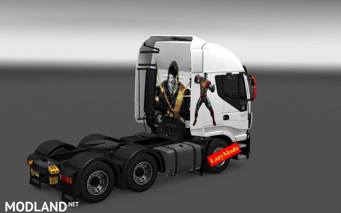 Favorite X Men Mutants Iveco Hi-Way Skins Pack 