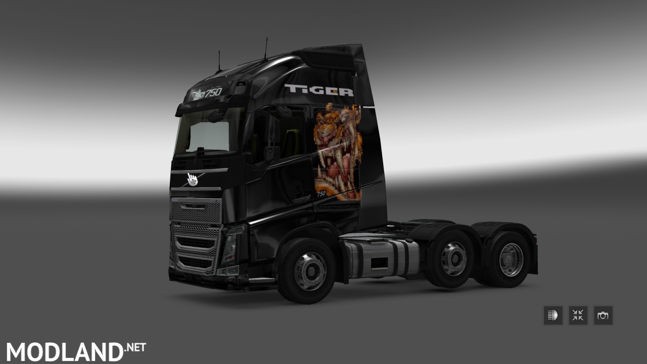 volvo fh 2012 tiger skin