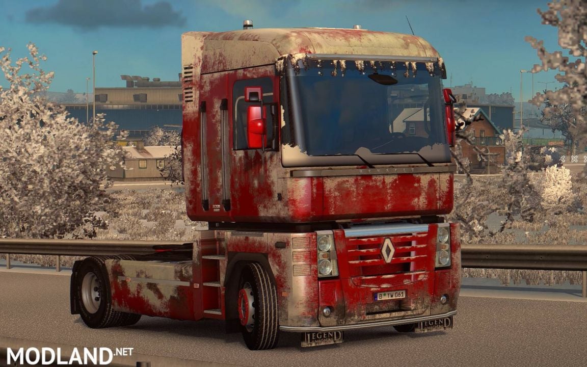Snowy/Dirty Skin for Renault Magnum