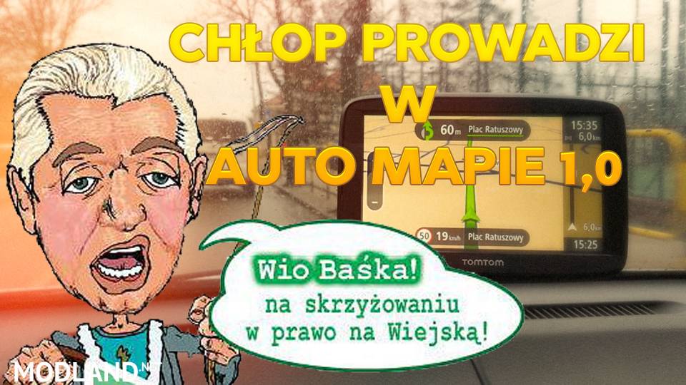 Polish Voice CHÅOP PROWADZI W AUTO MAPIE 1.0