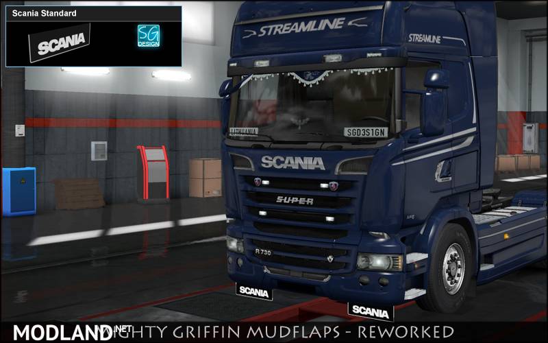 SCANIA MUDFLAP PACK