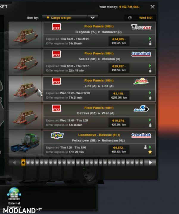 Trailer 180 tons