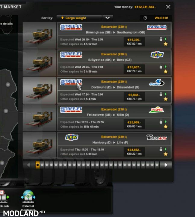 Trailer 230 tons