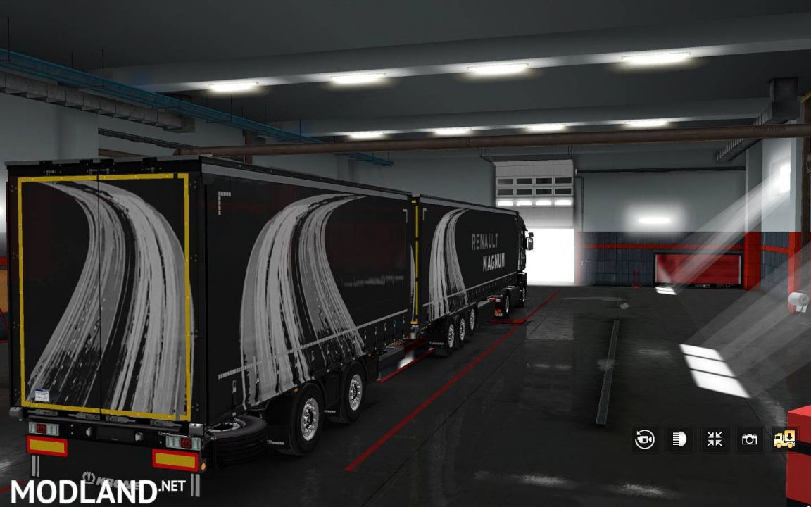 Renault Magnum skin for Krone Trailers