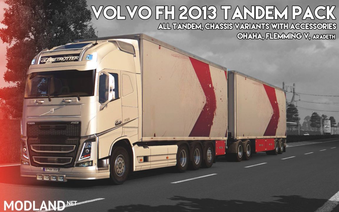 Volvo FH 2013 [ohaha] Tandem and Accessories