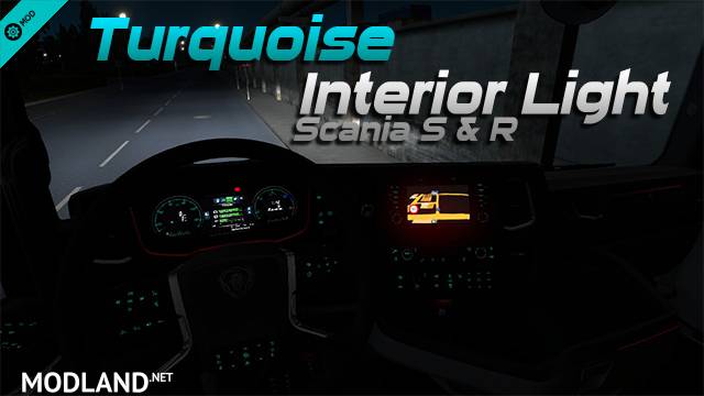 Interior Lights for Scania S & R 2016