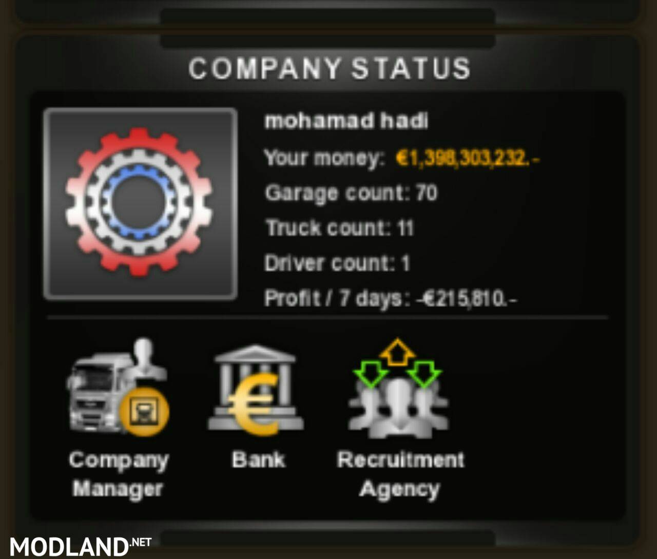Profile for multiplayer ets 2