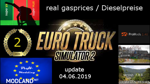reale gasprices/Dieselpreise update 04.06