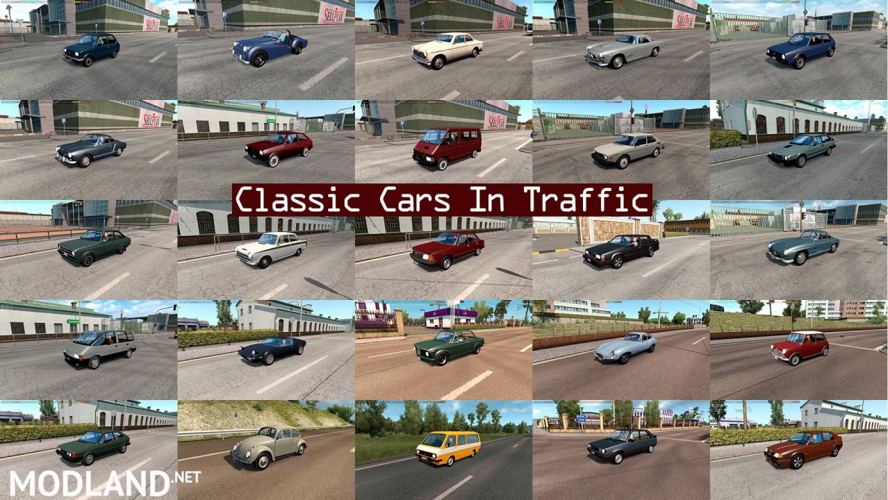 Classic Cars Traffic Pack by TrafficManiac