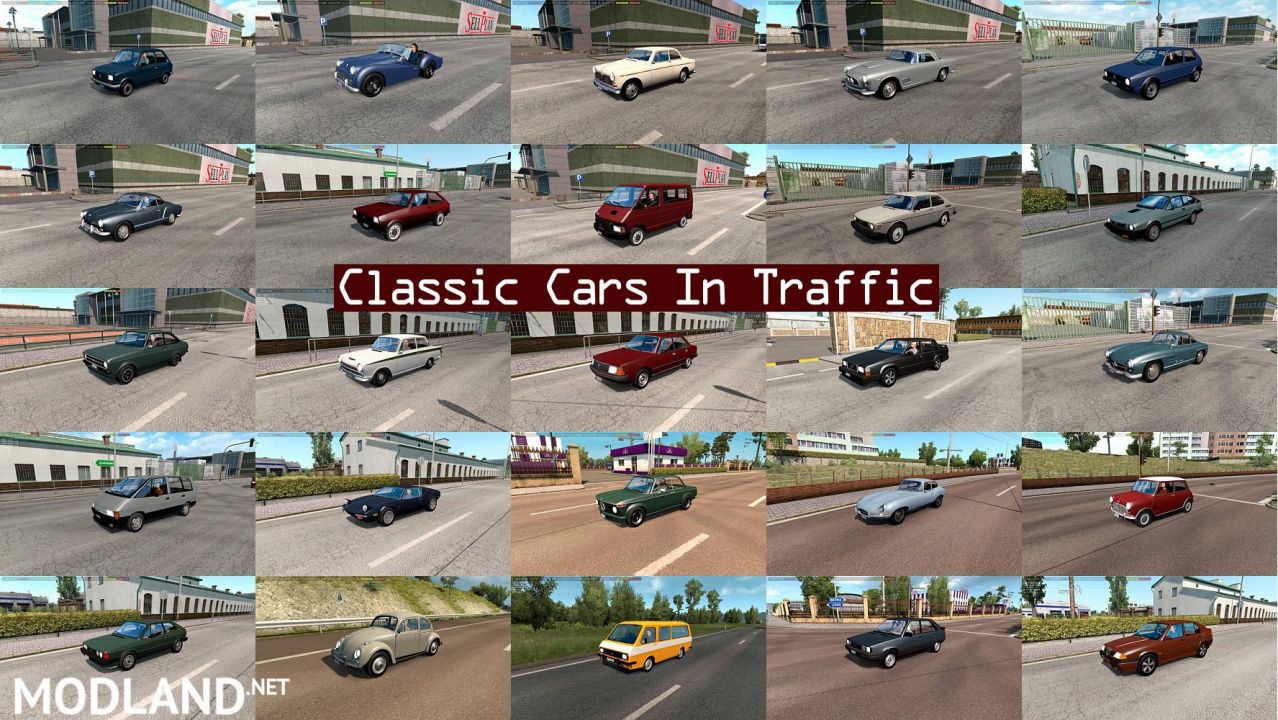 Classic Cars Traffic Pack by TrafficManiac