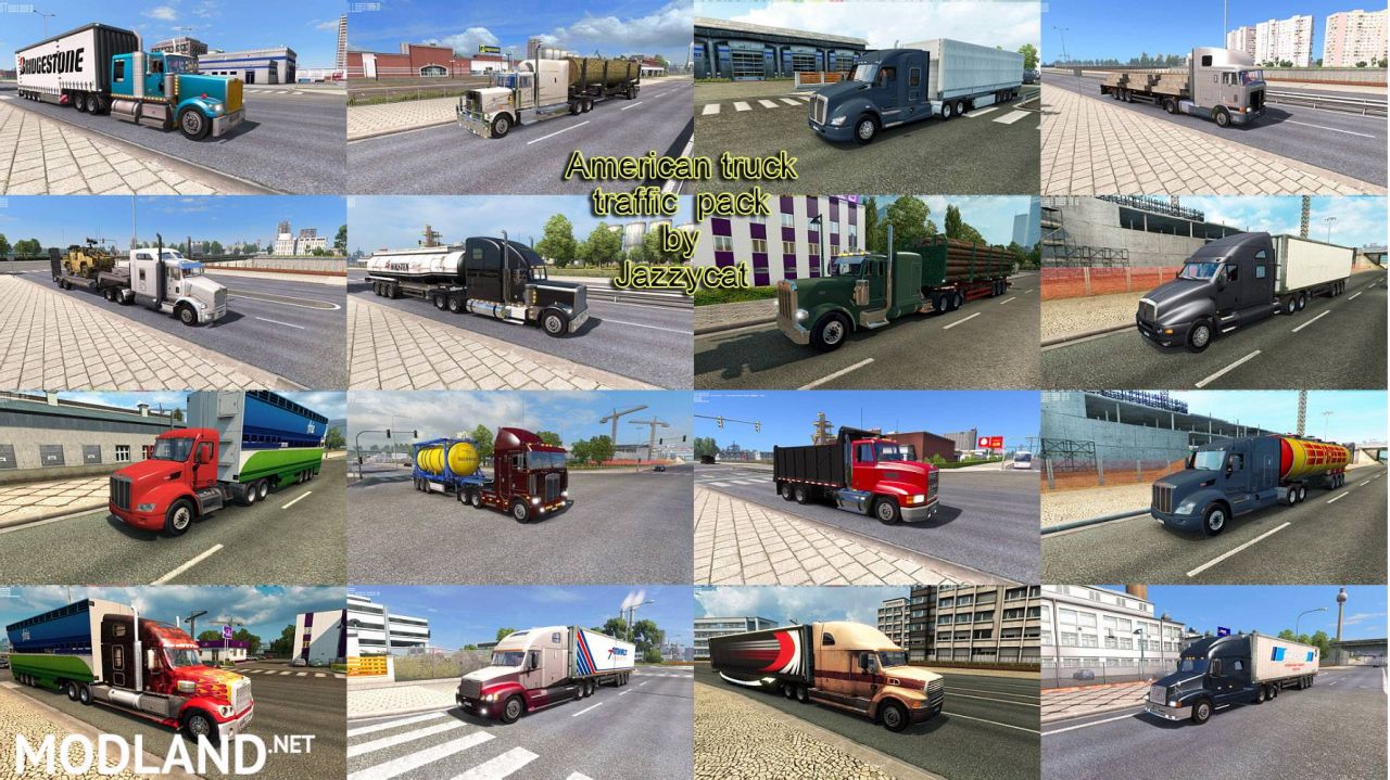 American Truck Traffic Pack by Jazzycat