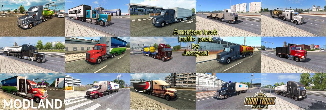 American Truck Traffic Pack by Jazzycat
