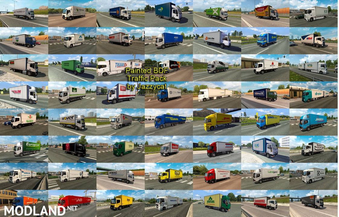 Painted BDF Traffic Pack by Jazzycat